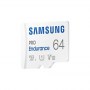 Samsung | PRO Endurance | MB-MJ64KA/EU | 64 GB | MicroSD Memory Card | Flash memory class U1, V10, Class 10 | SD adapter - 3